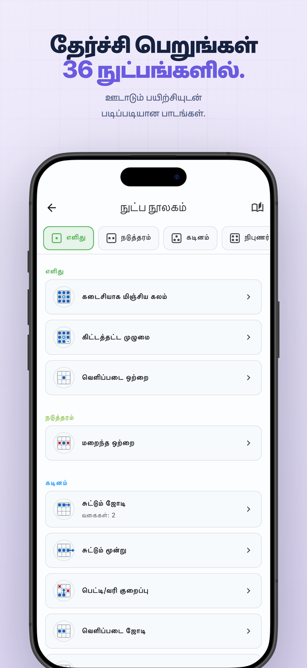 தேர்ச்சி பெறுங்கள் 36 நுட்பங்களில். ஊடாடும் பயிற்சியுடன் படிப்படியான பாடங்கள்.