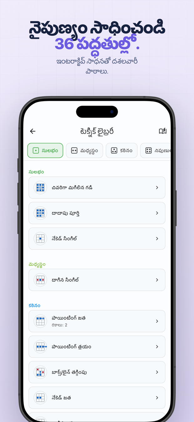 నైపుణ్యం సాధించండి 36 పద్ధతుల్లో. ఇంటరాక్టివ్ సాధనతో దశలవారీ పాఠాలు.